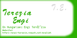 terezia engi business card